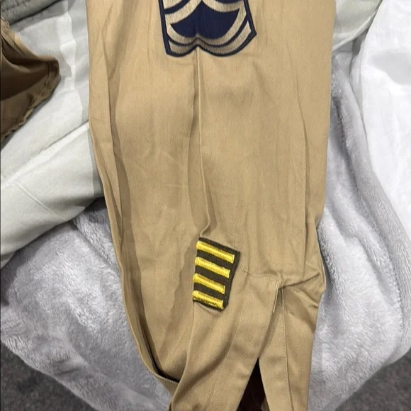 Men's Tan Military Style Shirt/jacket - Picture 7 of 7